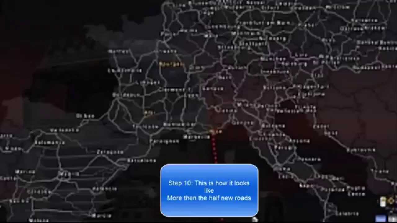 euro truck simulator 2 open map mod